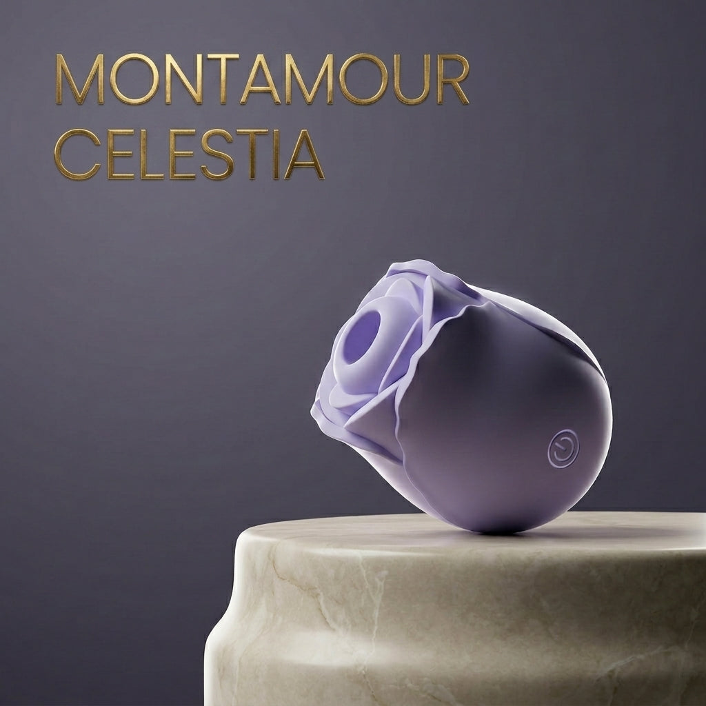 MontAmour Celestia – Luxuriöser Rosen-Vibrator mit Luftdruck & Vibration