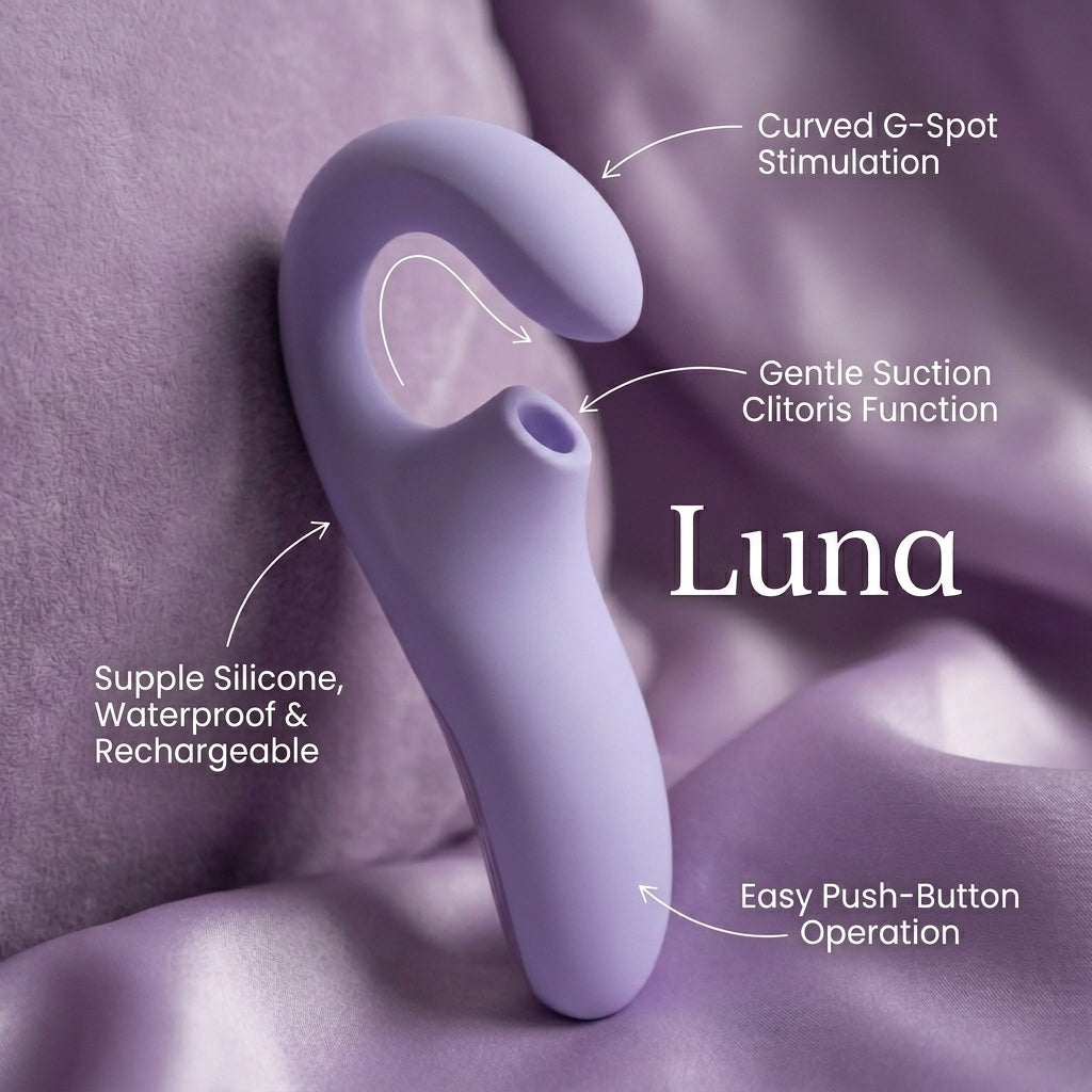 3-in-1 Vibrator met Zuigen, G-Spot & Vibratie..